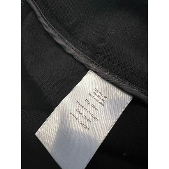 Talbots women’s pants size 18WP black dress pants - Picture 7 of 10